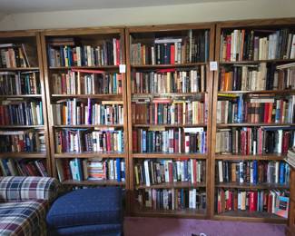 BOOKS ARE FREE!!! 2 Bookcases are for sale