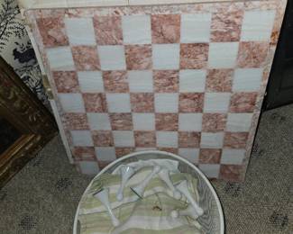 Marble chess set