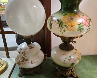 Antique electric lamps