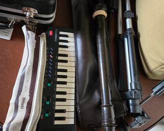 Small keyboard and recorder