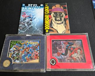 Comic books (1 signed), Marvel comics 8×10 art