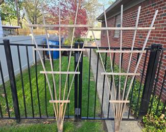 Wood trellises