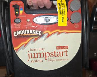 Heavy duty jump starter
