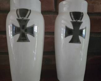 World War I German Iron Cross vasesvases