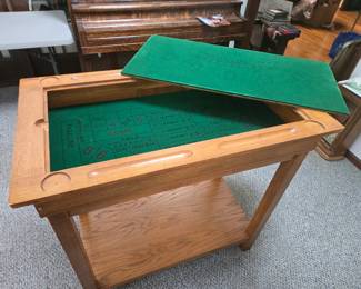 Craps/cards bar height gaming table