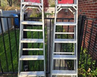 6' aluminum ladders, Davis & Werner