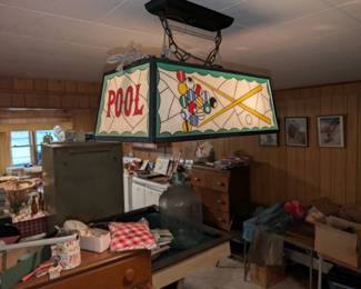 pool table lamp light