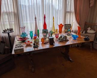 glass, fenton, vases, home decor