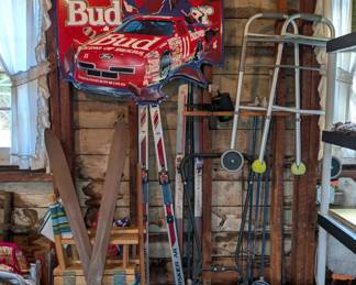 budweiser advertising sign