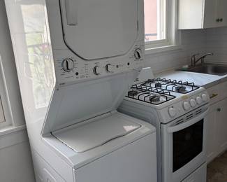 One of two gas dryer and washer combo. One bought in 2025 and one in 2026 and only used twice!
