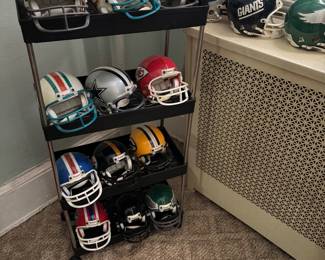 80's mini football helmets