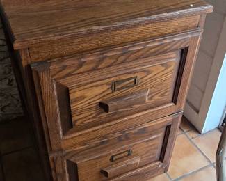 Wooden File Cabinet