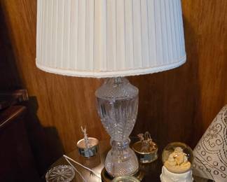 End Table - Crystal Lamp