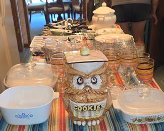 Owl Cookie Jar - Corning Ware