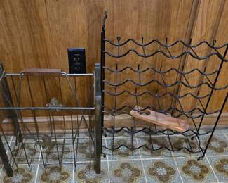 Magazine and Wine Rack