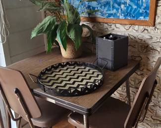 Table and 2 Chairs