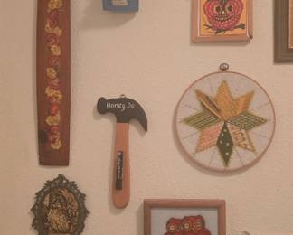 Wall Owl Decor - She has a Large Collection of Owls!