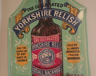 Yorkshire Relish Sign