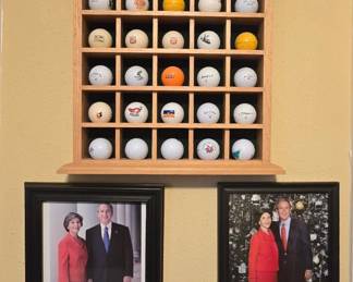George Bush Picture Collection - Golf ball Collection