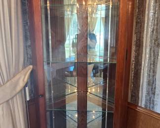 Corner Display Cabinet