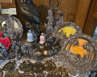 Brass - Pewter - Cruet Set