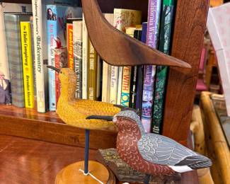 Signed Vintage Donald Kay reigns shorebird decoys 2004