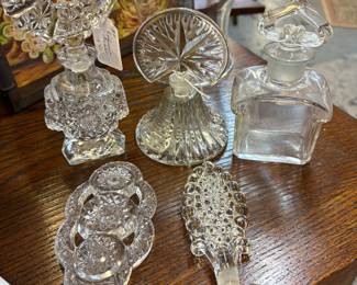 Glass perfume bottle bottles