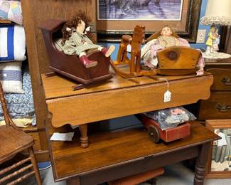Doll cradles, and dolls vintage