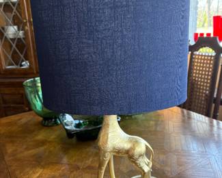 Giraffe table lamp. 