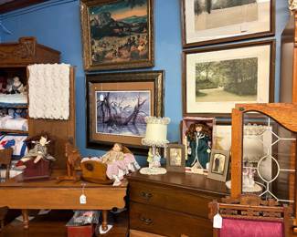 Two Altman litho prints Luxembourg vintage framed, ducks, unlimited, primitive, print, framed,