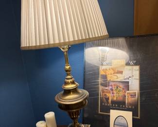 A pair of Stiffel Brass Lamps 