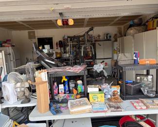 Completely packed garage