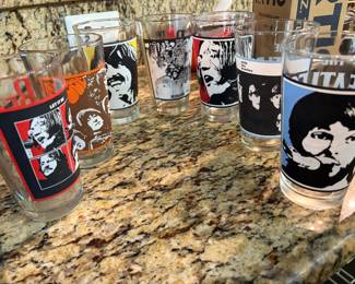 Beatles Vintage Pint Glasses  