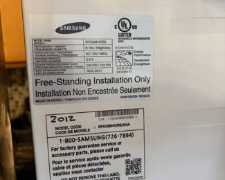 The Samsung RFG298HDRS/XAA is a 28.5–29 cu. ft. French door refrigerator featuring a bottom-mount freezer, external ice/water dispenser, and Twin Cooling Plus technology. Known for its large storage capacity, it includes LED lighting,, a CoolSelect Pantry, and Energy Star certification