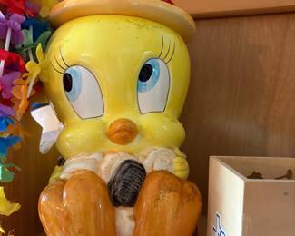 Vintage Looney Tunes Cookie Jar, 1993 Tweety Bird