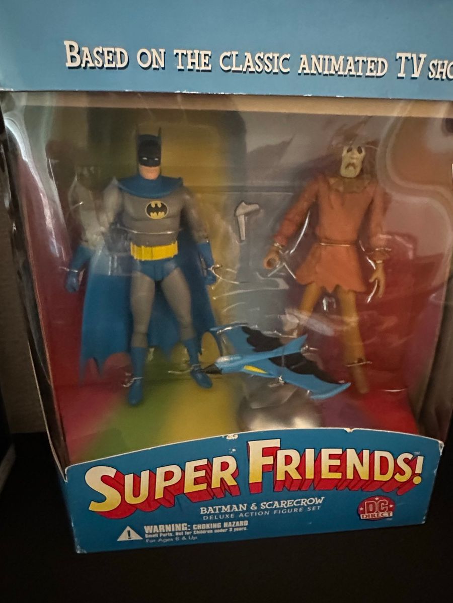 DC Direct Super Friends Batman & Scarecrow Deluxe Action Figure Set