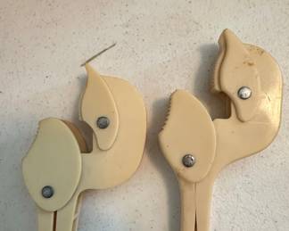 Vintage Plastic Horse-Shaped Nutcracker Set