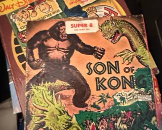 Super 8 Film Reels - Son of Kong, Popeye, Walt Disney Cartoons