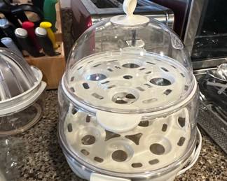 Double Layer Electric Egg Cooker Steamer