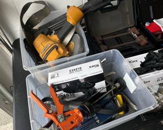 Stanley Bostitch N80CB-1 Coil Roofing Nailer and Assorted Tools