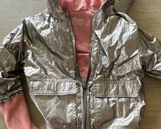 Fulton Street Metallic Hooded Jacket