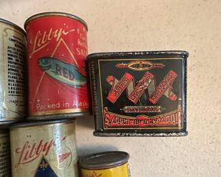 Vintage Libby's Food Cans Collection - Assorted Products