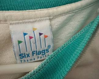 Six Flags Theme Parks Graphic T-Shirt