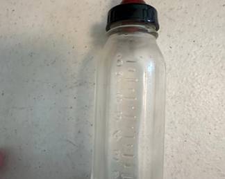 Evenflo Glass Baby Bottle with Rubber Nipple