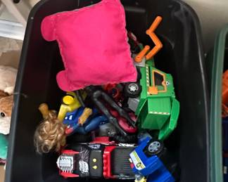 Assorted Children's Toy Vehicles and Playsets, including Hot Wheels City Town Center