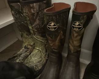 Winchester "Buckshot" Camo Rubber Boots