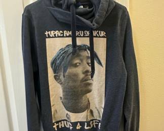Tupac Shakur "Thug 4 Life" Graphic Hoodie