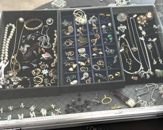 Sterling silver and costume jewelry 