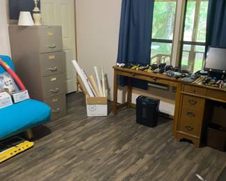 Entry tables which was used as a desk, desk and more