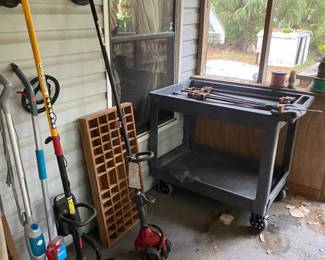 Large utility cart and tools